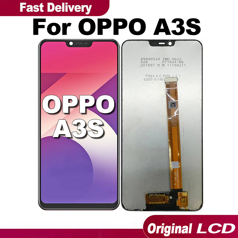 LCD OPPO A3S Original TOUCHSCREEN Fullset Crown Murah Ori Compatible For Glass Touch Screen Digitizer