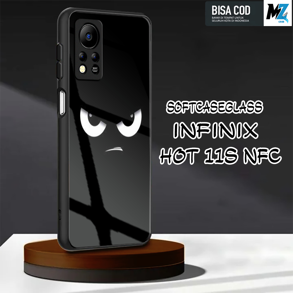 Softcase Glass Kaca [K12] Infinix Hot 11s NFC Terbaru Case Handphone Kesing Pelindung Handphone