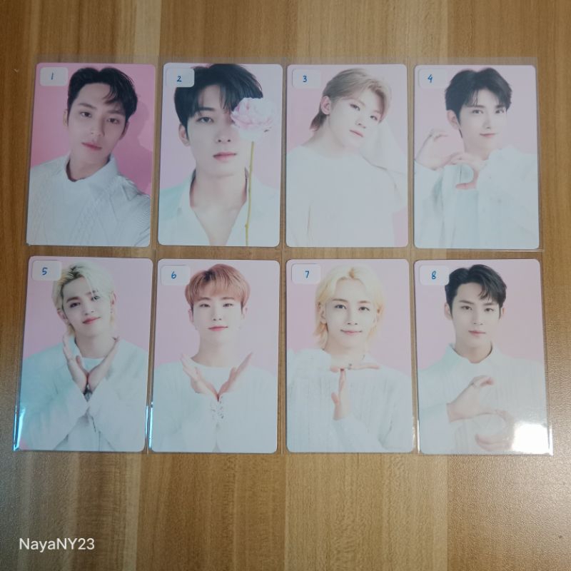 Photocard Official SEVENTEEN Trading Card Cafe in Seoul (Scoups Jeonghan Wonwoo Mingyu Joshua Hoshi 
