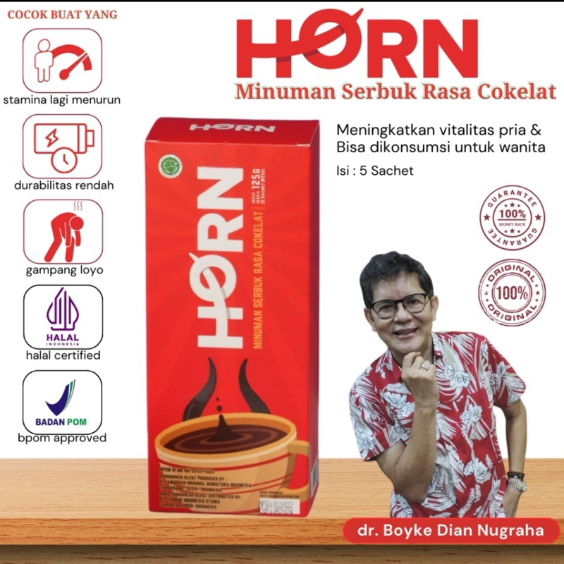 

HORN by Dr.Boyke - Minuman Serbuk Stamina - Cokelat Mataram Lombok