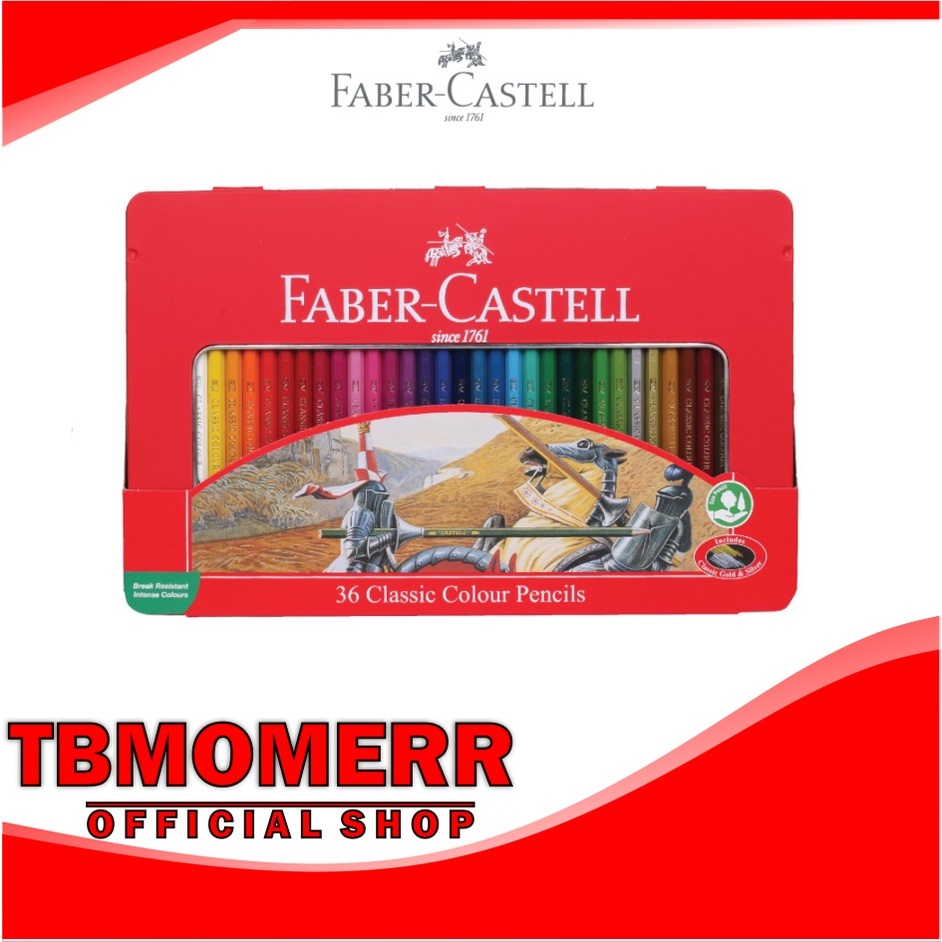 

PENSIL WARNA TIN CASE SET 36L FABER-CASTEL 115846