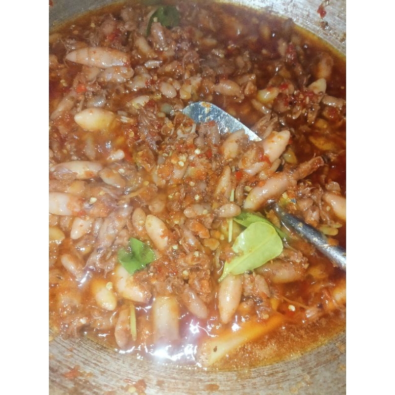 

Baby Cumi Masak Banjar ( tulis di catatan minta pedas atau non pedas )