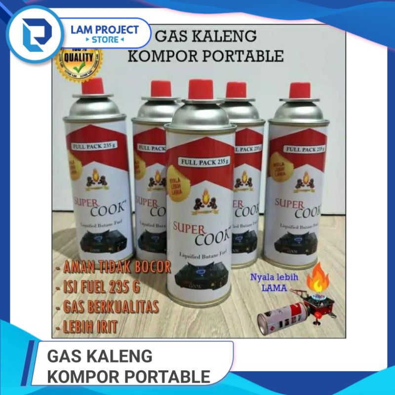 Gas kaleng kompor portable/gas kaleng