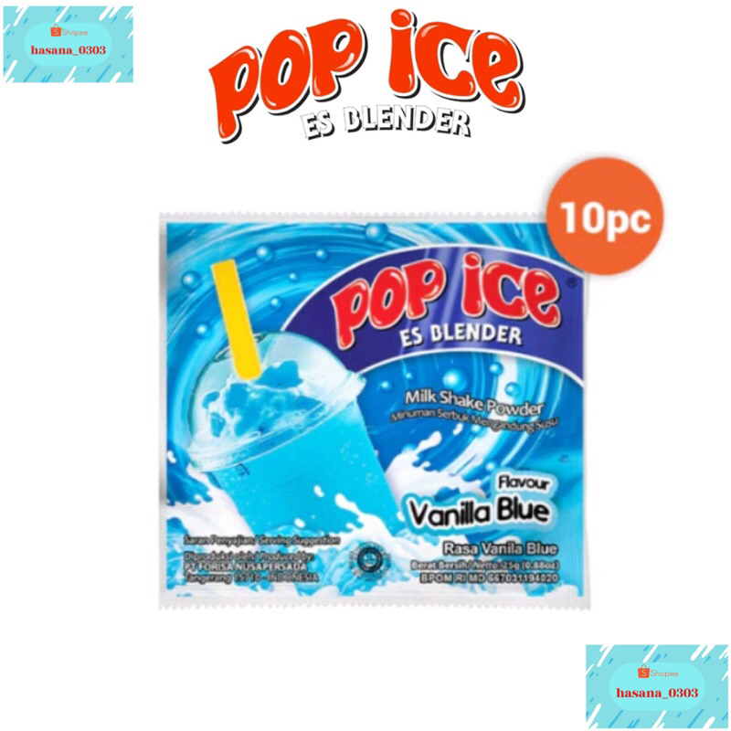 

Pop Ice Vanilla Blue