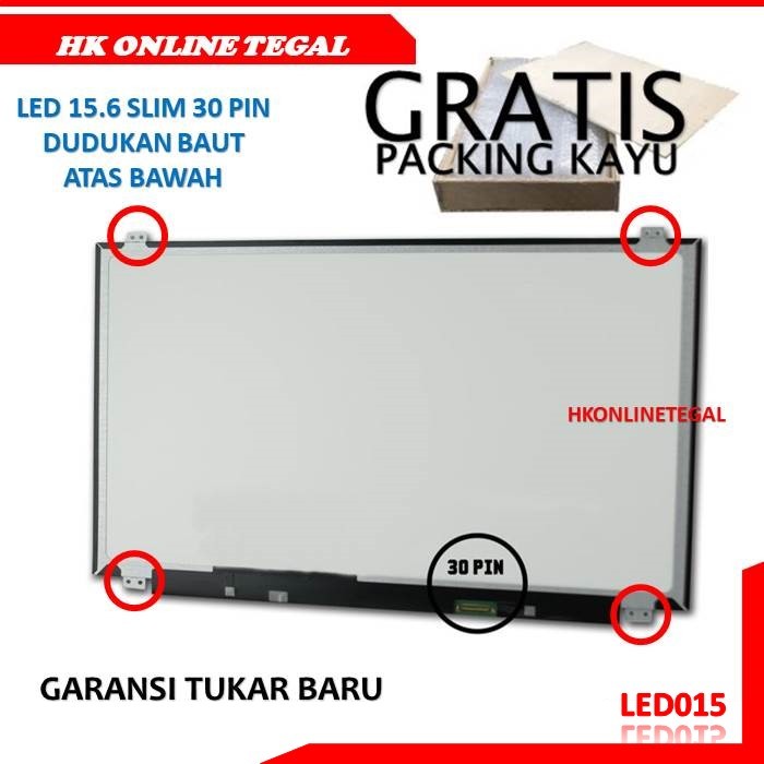 Layar LCD LED Laptop HP pavilion 15-BA026AX Series
