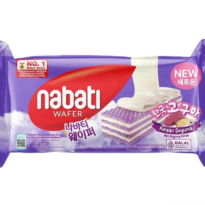 

RICHEESE Nabati Wafer Korean Goguma Pack 122gr