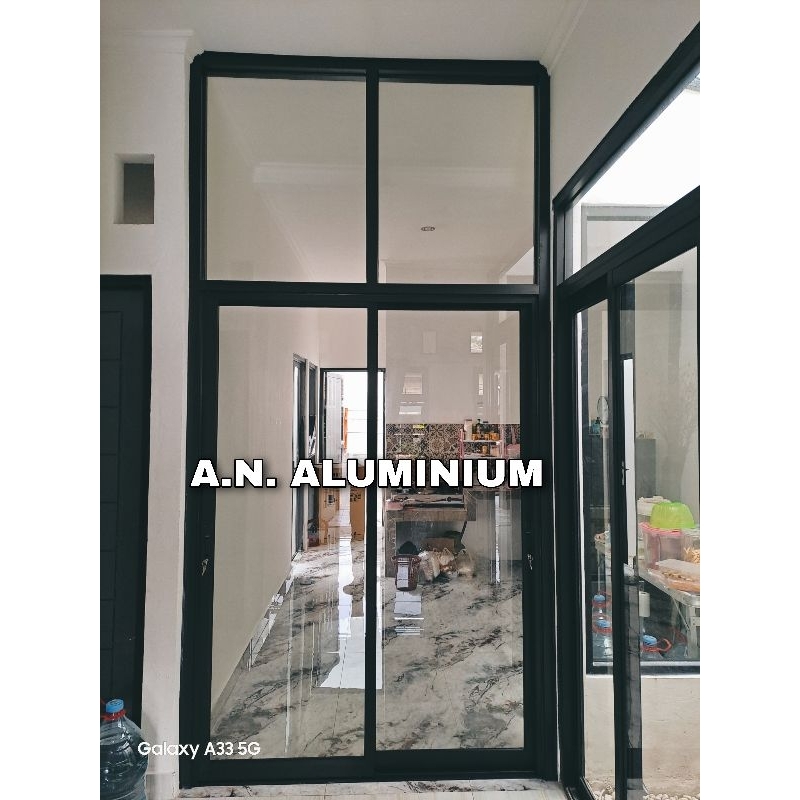 PARTISI PENYEKAT RUANGAN SLIDING DOOR 2 PINTU