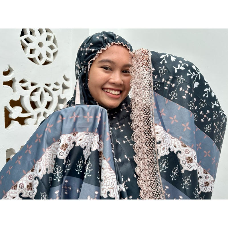 DF - Mukena DUBAI BAHAN SILK PREMIUM