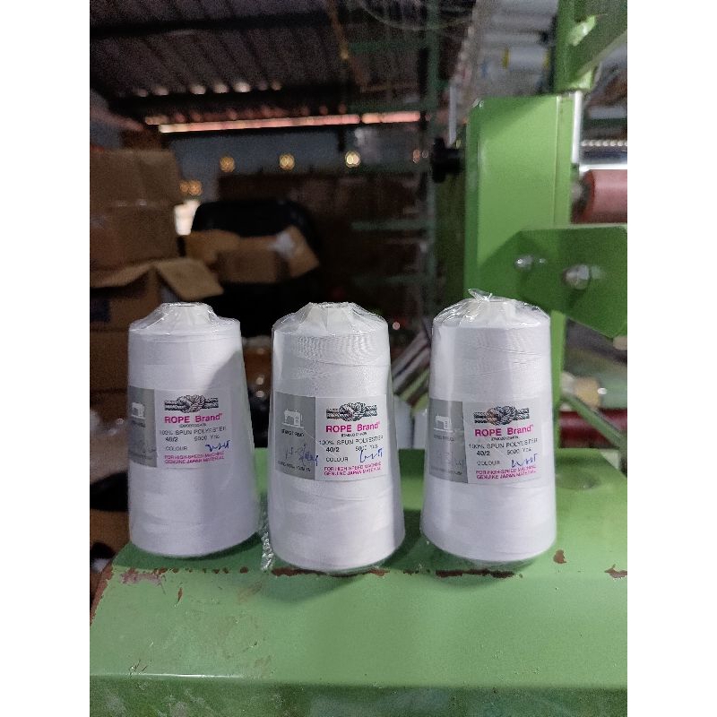 Benang Jahit  Merk Rope/Cap Tambang 40/2 (5000 yard ) HIGH QUALITY