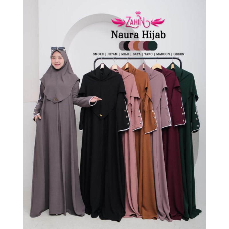 NAURA HIJAB/ZAHIN ORI/ ZAHIN COLLECTION/ZAHIN ONE SET GAMIS/ONE SET GAMIS KEKINIAN