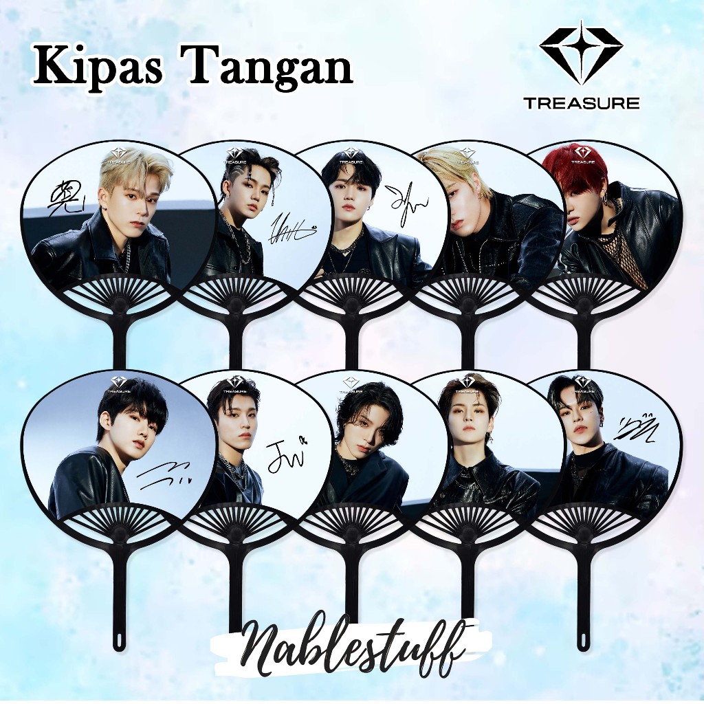 Kipas Tangan Treasure Reboot // Kipas Kerang // Merchandise Kpop