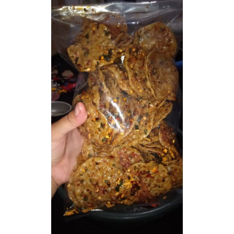 

makanan ringan kripca tebal DAHYU