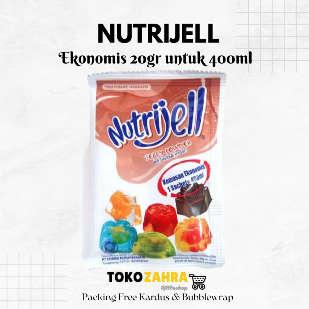 

Nutrijell Ekonomis 20gr Rasa Coklat