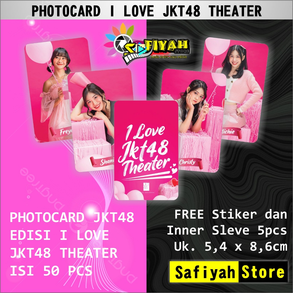 PHOTOCARD JKT48 unofficial I Love JKT Theater | Limited Edition