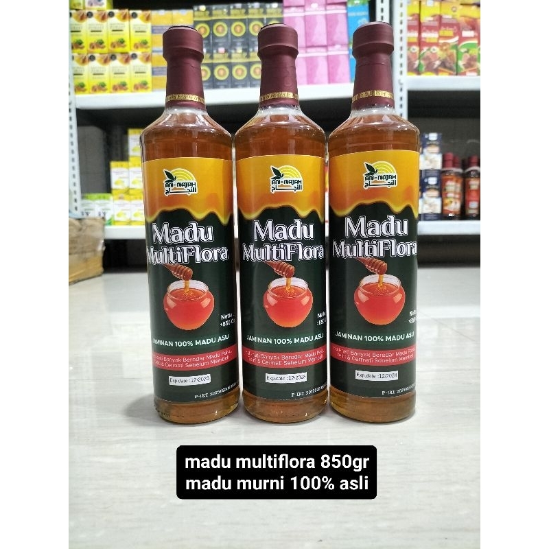 

madu multiflora 850gr full nektar