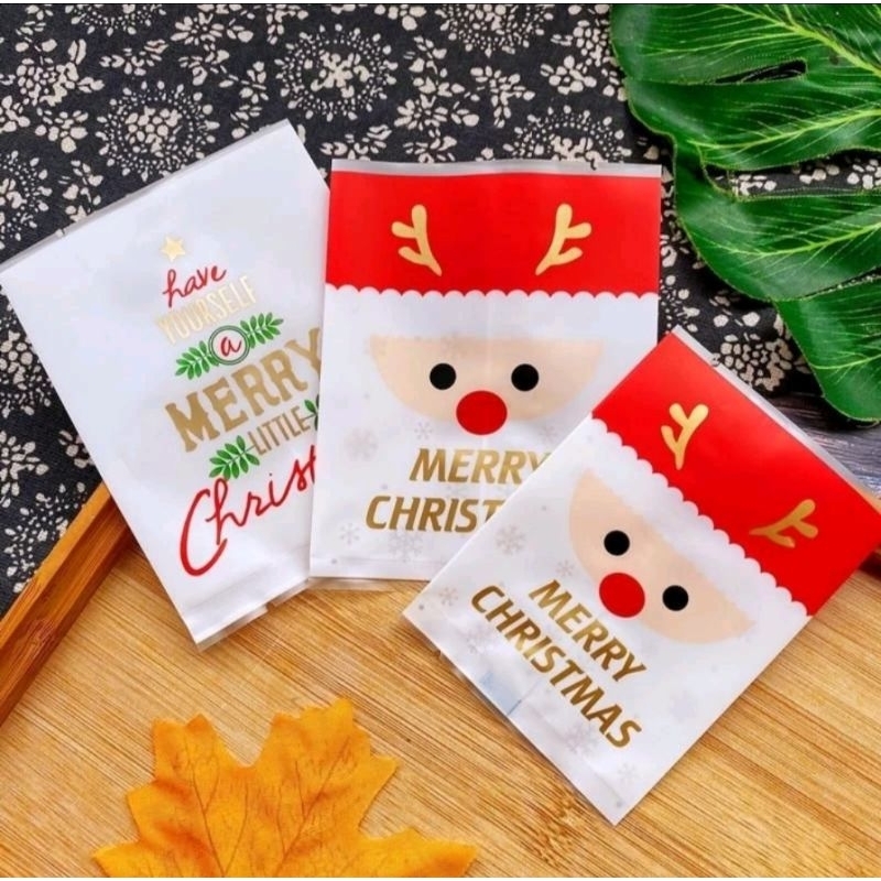 

Plastik Christmas Bungkus Kue Cookies Santa