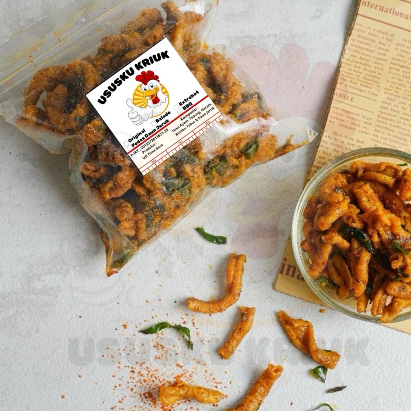 

Keripik Usus Ayam Crispy Ususku Kriuk Premium Gratis Ongkir Termurah