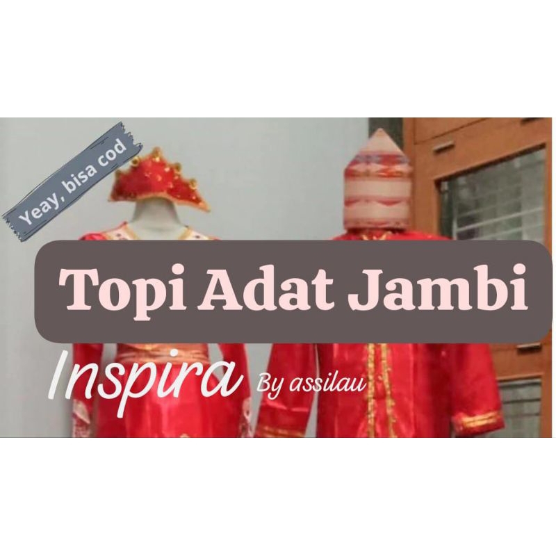 topi Jambi/topi adat Jambi/topi tanjak jambi