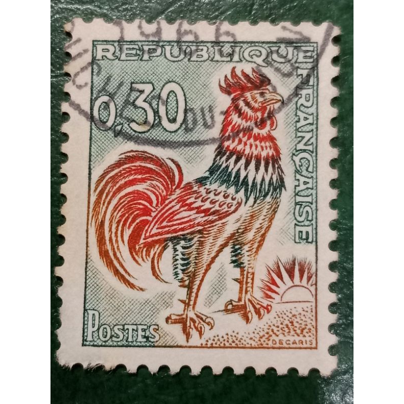 

Prangko Perancis 0,30 postes Tahun 1962 USED