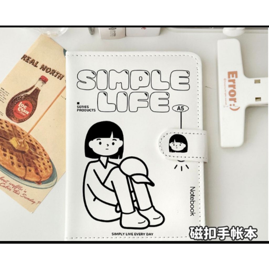 

[CUTIE BABY] Buku Diary Premium Simple Life