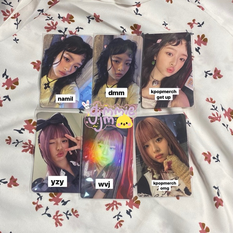 Hanni photocard pob dear my music yzy wvj tuspi kpopmerch