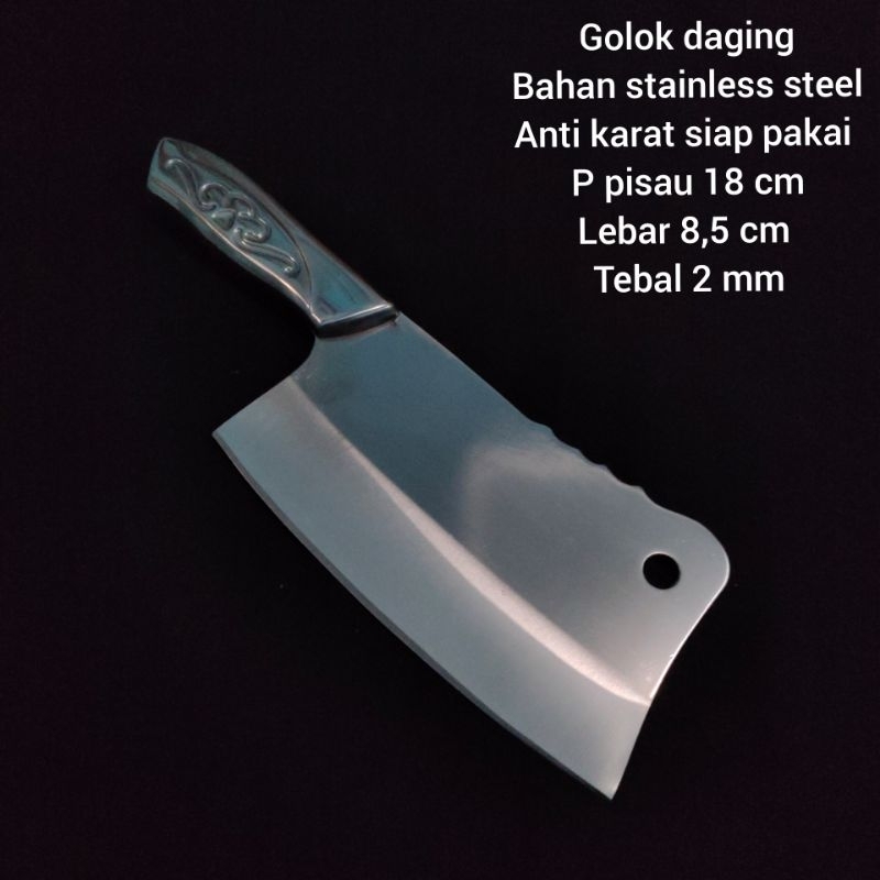 pisau tajam cacah daging Anti karat