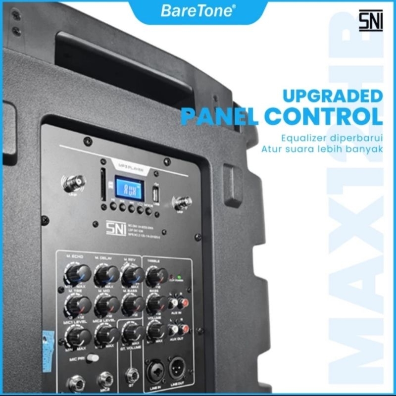 Portable Speaker BARETONE MAX12HB | BARETONE MAX 12HB (12 inch 400 Watt Peak Power)