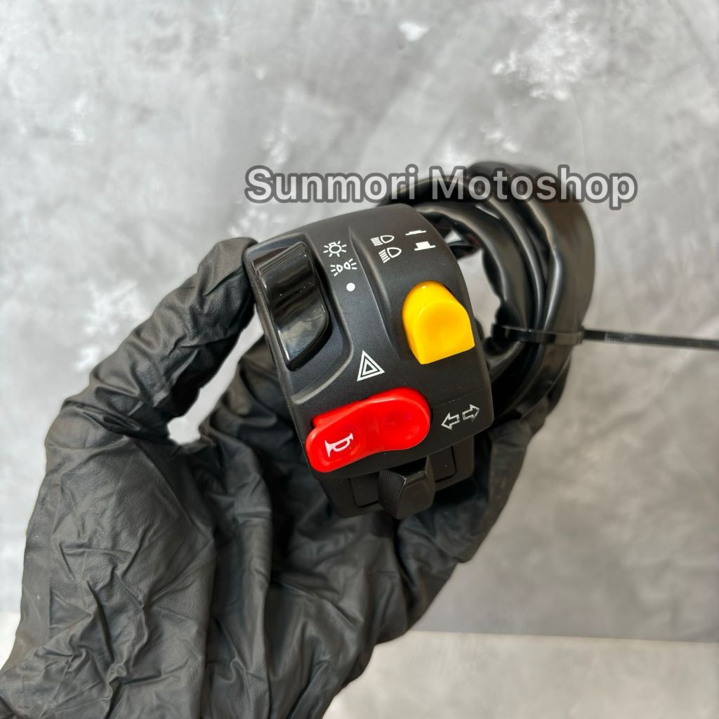 SAKLAR KIRI 7 TOMBOL UNIVERSAL NMAX AEROX PCX VARIO 125 150 VIXION CB CBR
