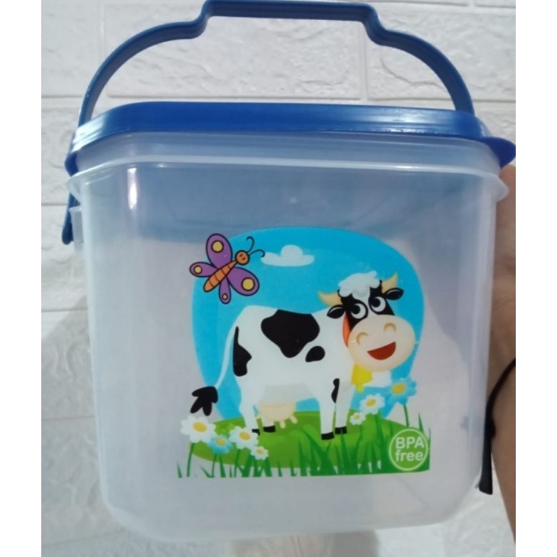 TOPLES PLASTIK SEGI 5 LITER GAGANG  KOTAK MAKAN SNACK  TOPLES HAJATAN Nyaman