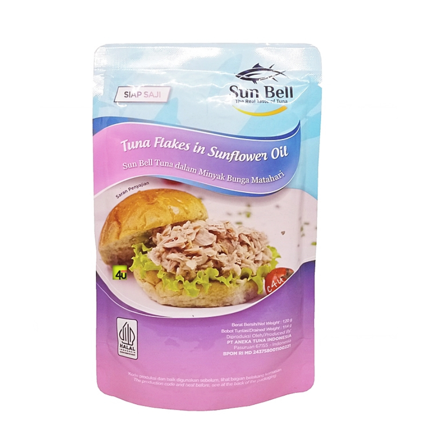 

Sun Bell Tuna Flakes in Sunflower Oil Siap Saji - 120gr