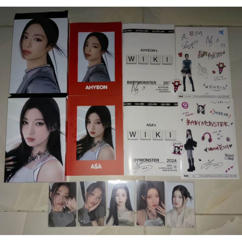 ALBUM UNSEALED BABY MONSTER AND PHOTOCARD BABY MONSTER YG TAG [WAJIB CO TAMBAHAN PACKING]