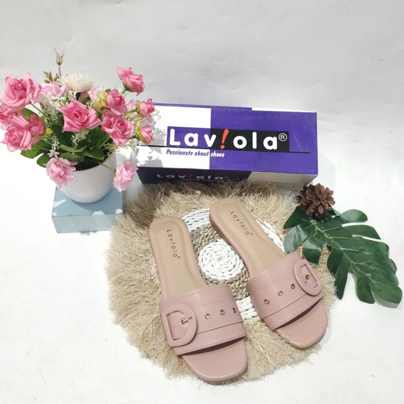 ‼️ LAILA BRANDED ️‼️SANDAL SLOP LAVIOLA /SANDAL SLOP (3058)
