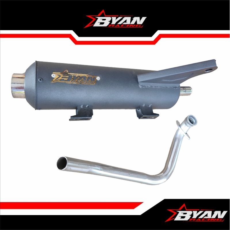 Knalpot Byan Racing SARTENG BEAT Deluxe VARIO 125/150 110 Fi AEROX NEW Nmax Old Mio J M3 Sporty Gran