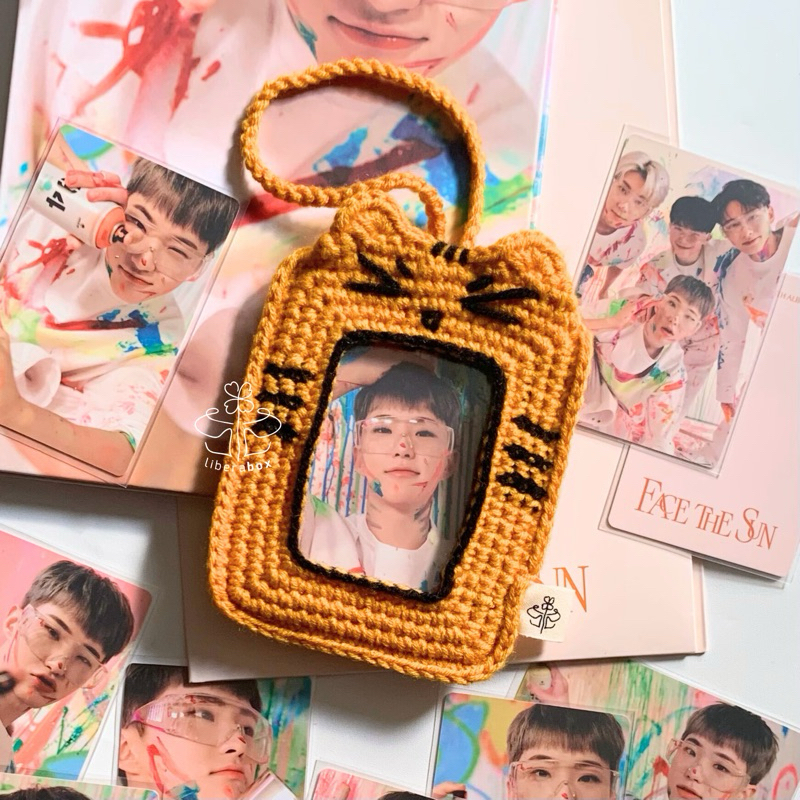 Custom Crochet Photocard Holder Horangi Horanghae Hoshi Seventeen