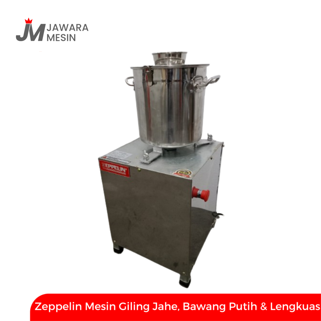 Zeppelin Mesin Giling Jahe, Bawang Putih & Lengkuas