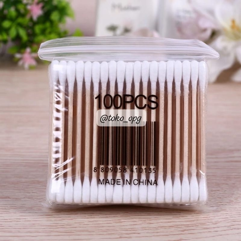 COTTON BUDS Cotton Buds cotton buds - Cotton Buds isi 100pcs - Cotton Buds Halus Lembut Original Mur