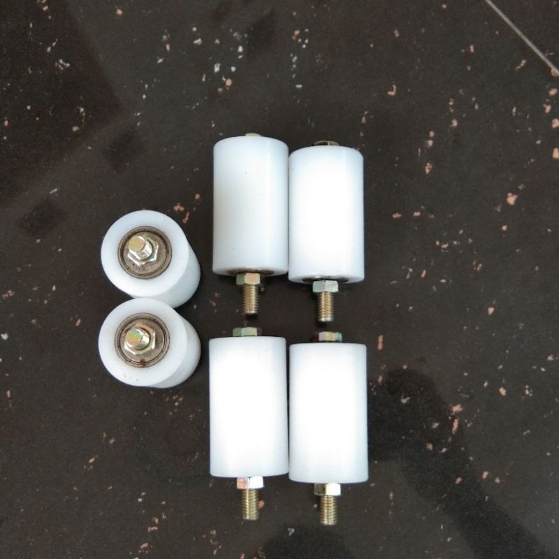 RODA ROLLER NILON/RODA PINTU GERBANG TRALIS 27X45 mm