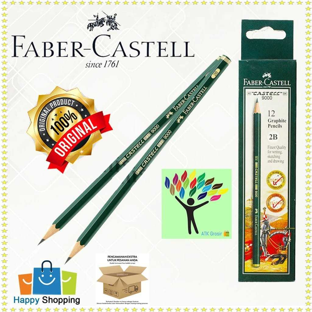 

Pensil Faber Castell 2B Satuan (eceran) per 1 Pcs