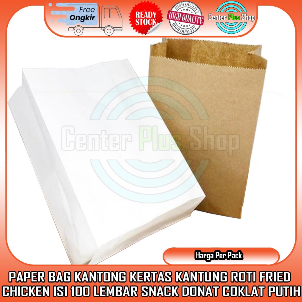 

KANTONG SNACK KERTAS KANTUNG ROTI FRIED CHICKEN ISI 100 LEMBAR PAPER BAG DONAT COKLAT PUTIH PAPERBAG KRAFT GOODIE BAG KENTANG AYAM GORENG SAMSON GORENGAN POLOS COKELAT TEBAL JUMBO GODIE GOODIEBAG SAMSON