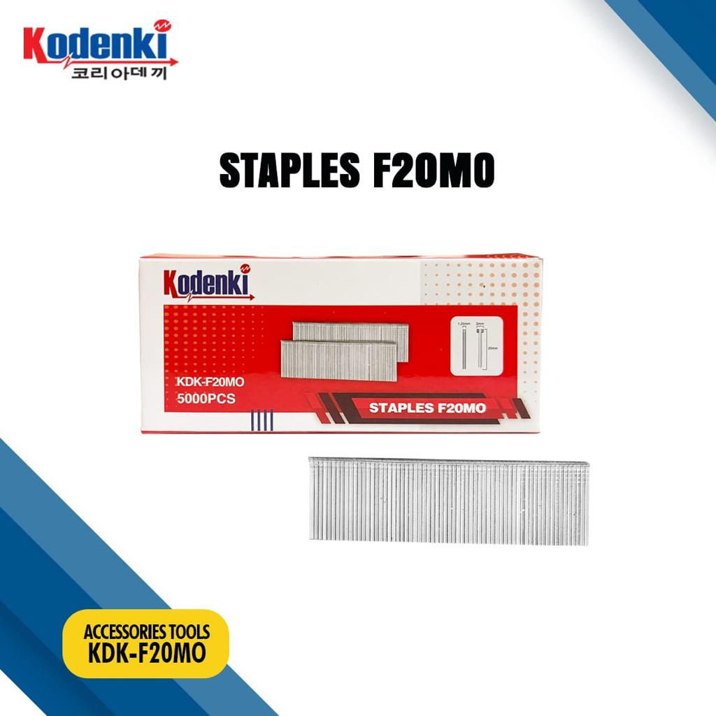 

Kodenki Isi Staples F20 Paku Tembak Nailer Gun Model Lurus