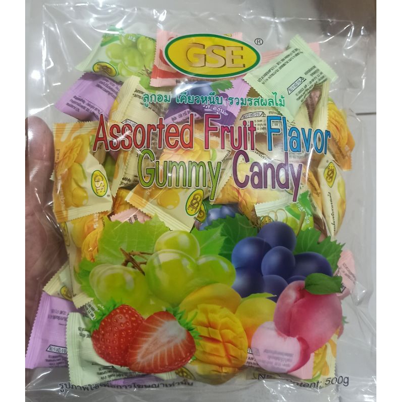 

GSE Assorted Fruit Gummy Candy / Permen Lunak Aneka Rasa Buah 500g