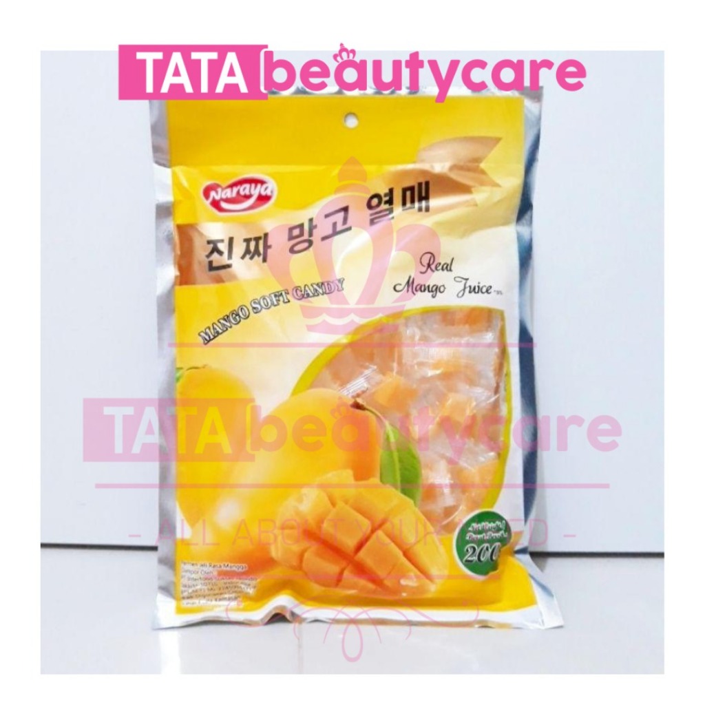 

[300] S118 | Naraya Soft Candy Mango Permen Lunak Aneka Rasa Buah Mangga 200gr