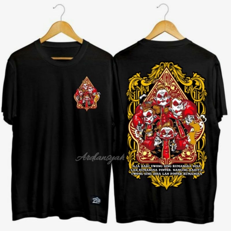 kaos keren jawa punokawan