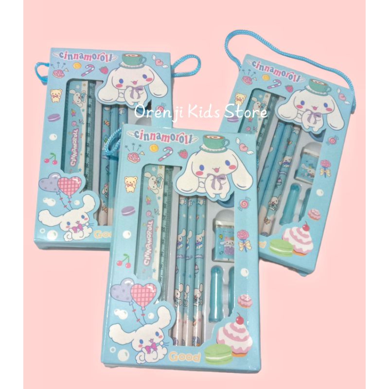 

Paket Alat Tulis / Study Set Kotak Pensil Fancy Cute Cartoon