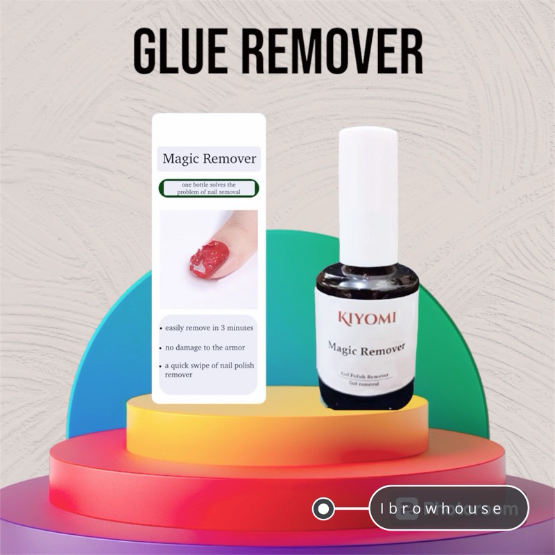 KIYOMI Magic Remover Nail Gel Polish Soak-off / Penghapus pembersih kutek gel Nail Art gel remover N