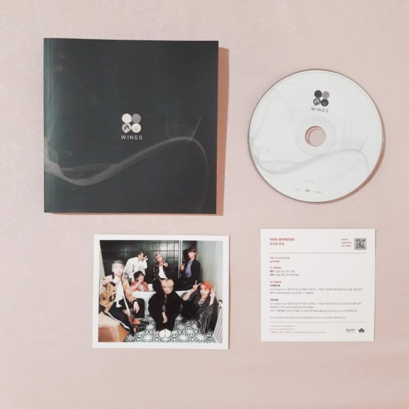 BTS wings N album fullset unsealed