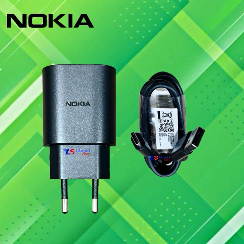 Charger Nokia 8 Original Type C 18W Fast Charging