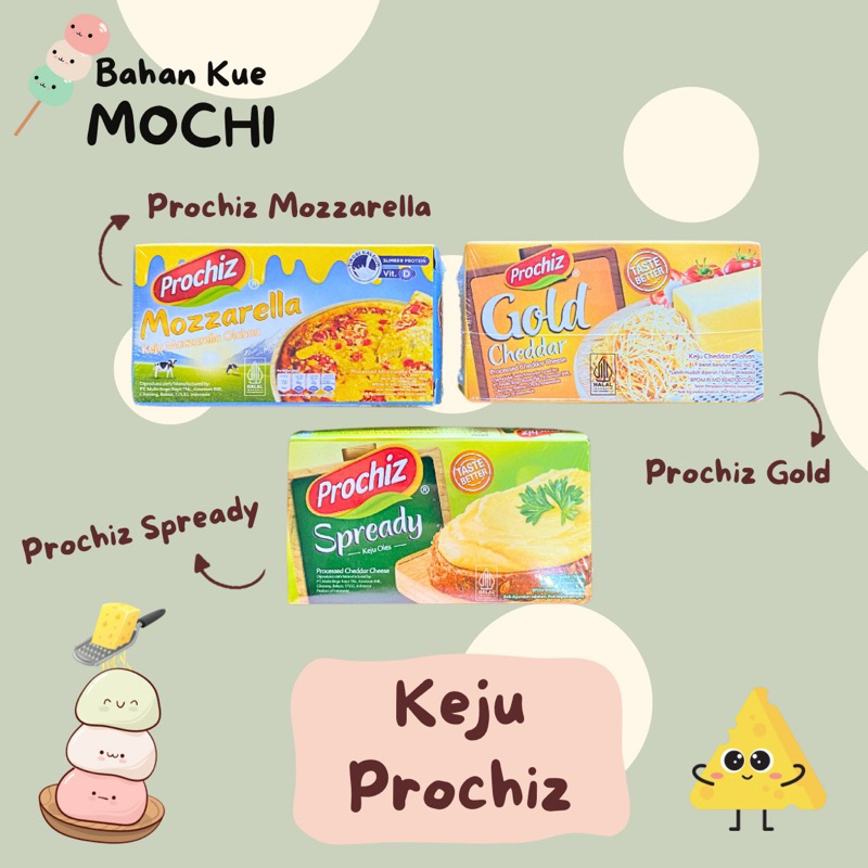 

Keju Prochiz 160gr / Keju Prochiz Gold 160gr / Keju Prochiz Spready 160gr / Keju Prochiz Mozzarella 160gr