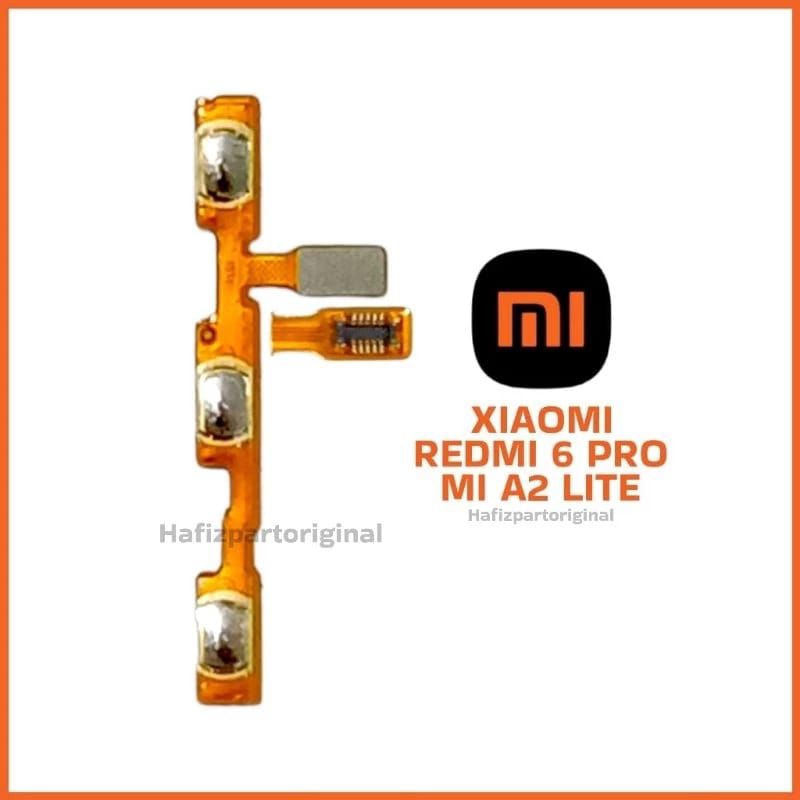 Flexibel Flexible Power On Off Volume Redmi 6 Pro / Mi A2 Lite Copotan Cabutan Bekas