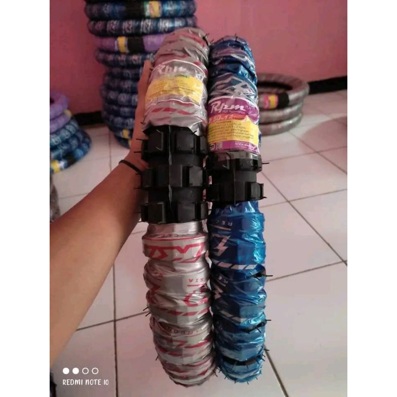 promo ban rpm cros tahu besar bebek set depan belakang 250/275 supra sugun jupiter